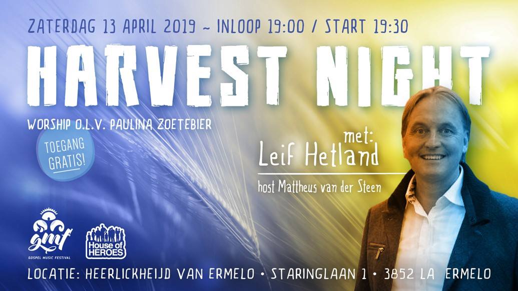 Harvest Night met Leif Hetland