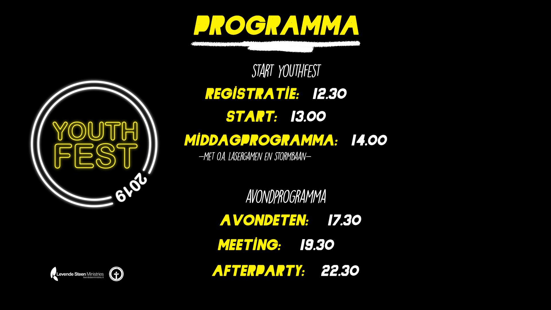 Youthfest 2019 - Programma